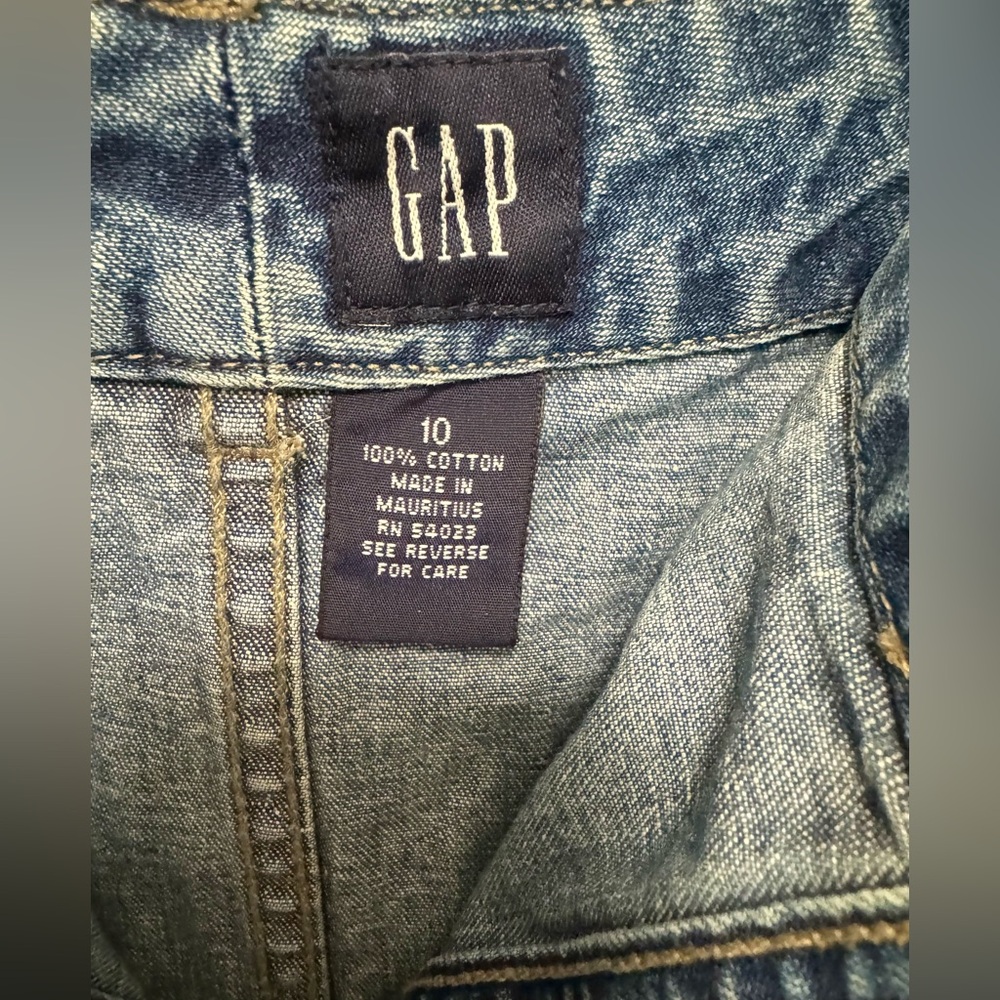 Vintage Gap Blue Jeans denim A line miniskirt🫶 - Picture 5 of 6